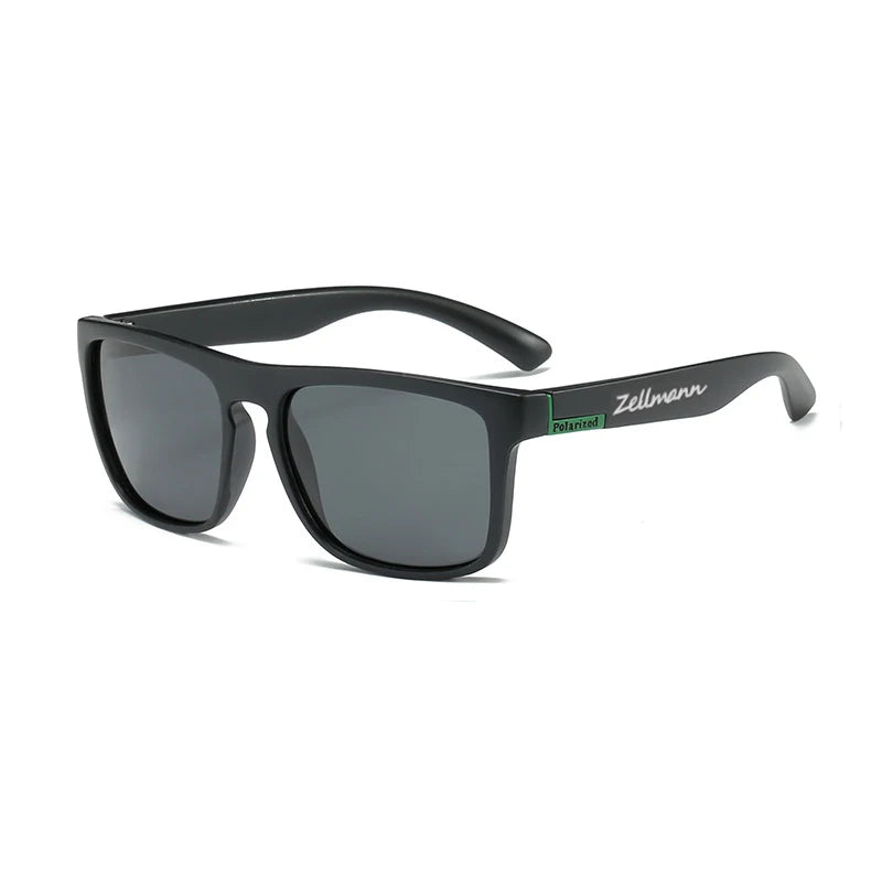 Lunettes de Soleil Polarisées  noir vert gris  - polarisée noir - sport vitals