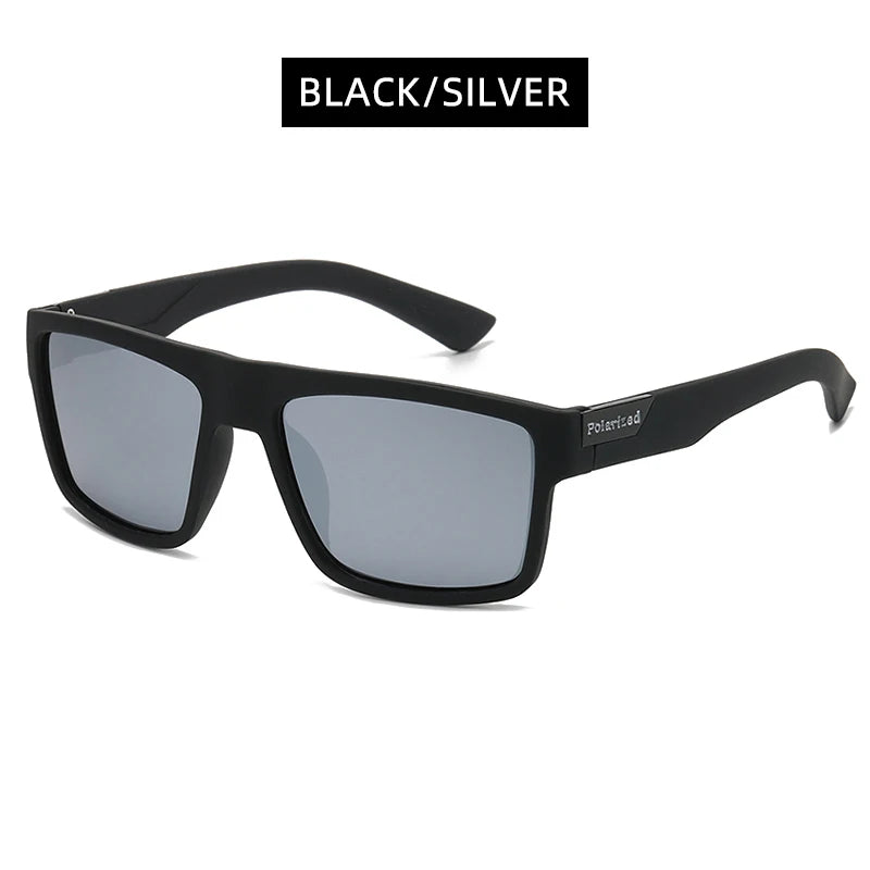 Lunettes de soleil polarisées noir et argent - sport vitals