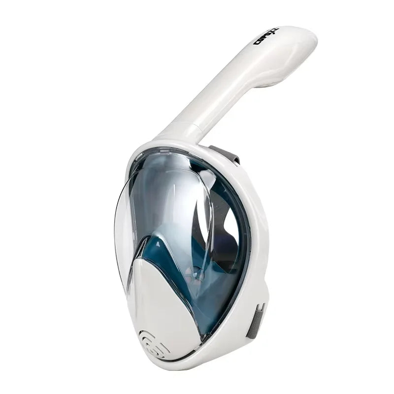 Masque de plongée intégral COPOZZ™ blanc et vert foncé - Sport vitals