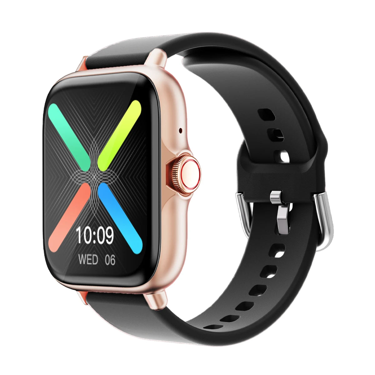 Montre Connectée or et noir -sport vitals