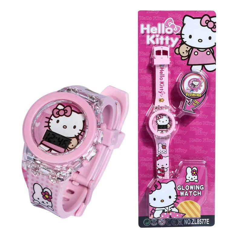 Montre Enfant LED  – Cartoon  Hello kitty- sport vitals