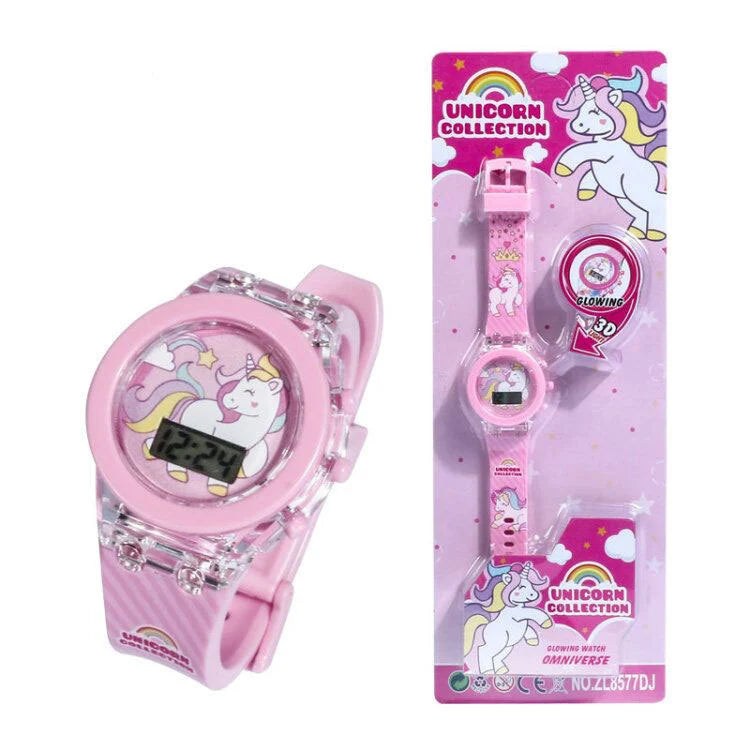 Montre Enfant LED  – Cartoon  Licorne - spprt vitals