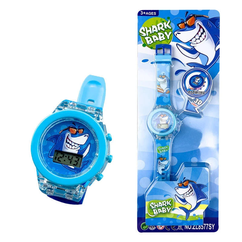 Montre Enfant LED  – Cartoon  Requin - sport vitals