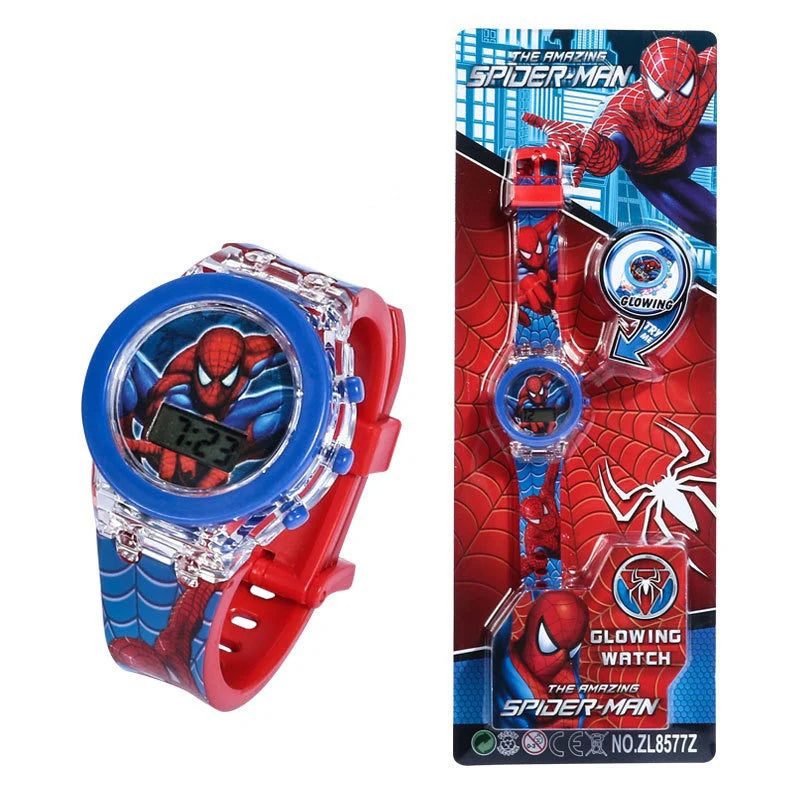 Montre Enfant LED  – Cartoons Spider man -  sport vitals