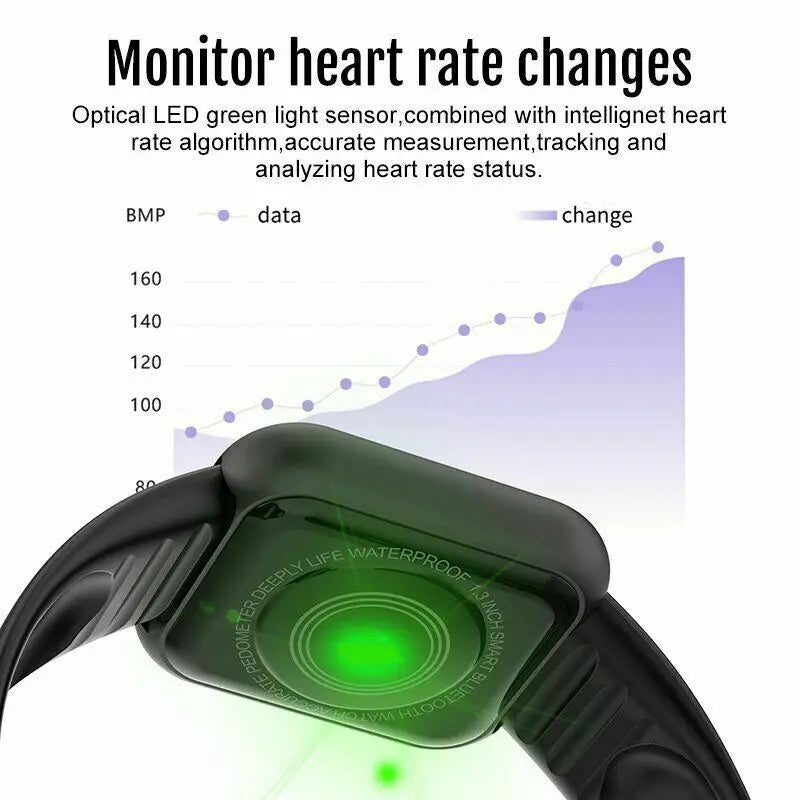 Montre connectée moniteur de coeur - sport vitals
