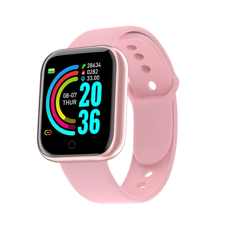 Montre connectée rose - sport vitals