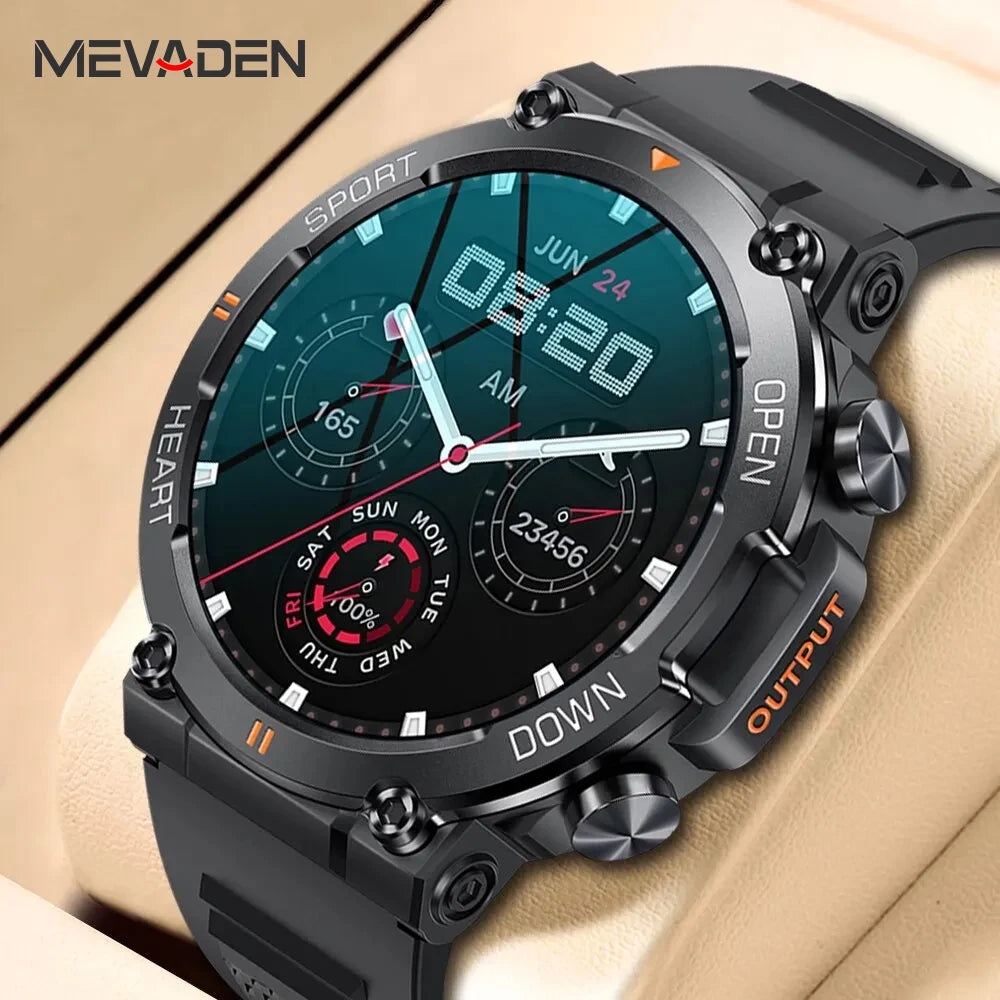 Montre intelligente de sport noir-Sport vital