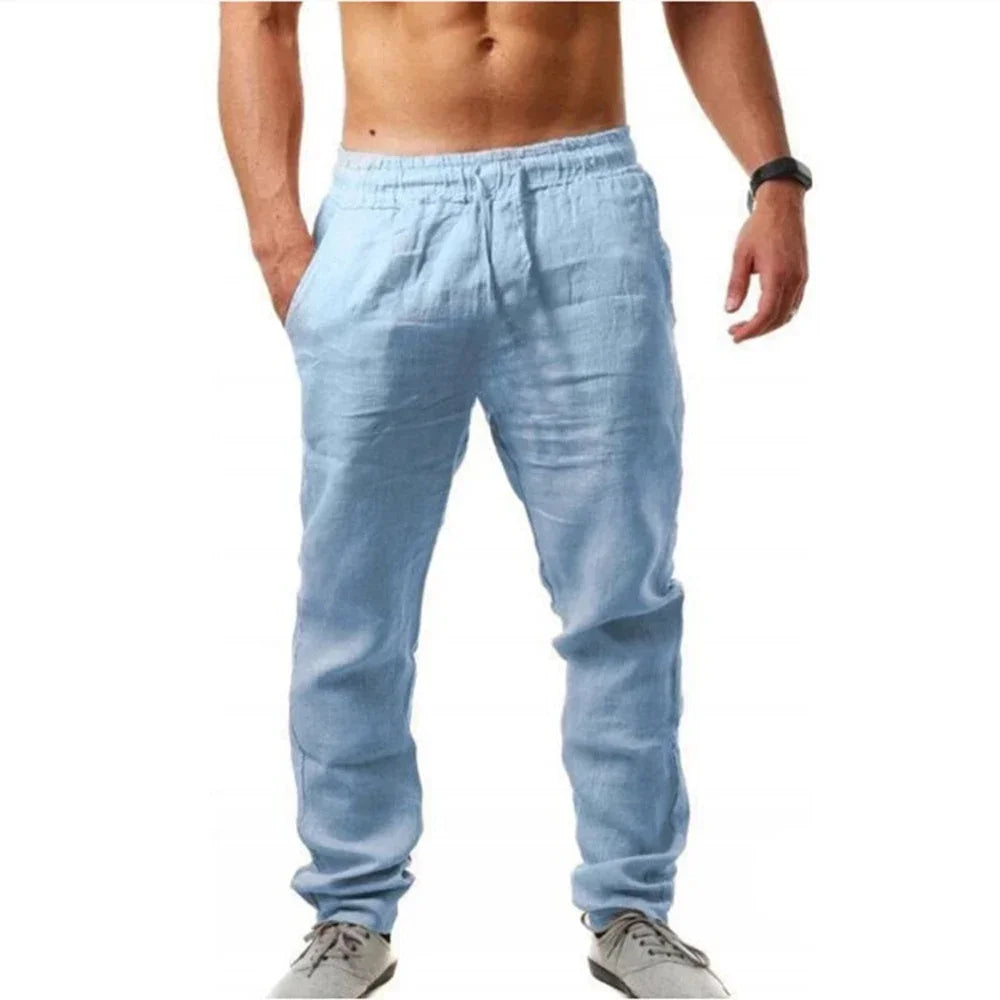 Pantalon Homme Casua - bleu pâle - sport vitals