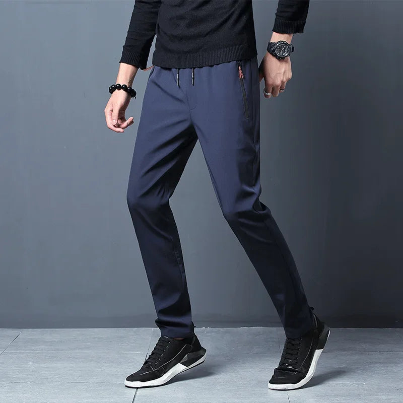 Pantalon Homme Casual Léger - bleu foncé