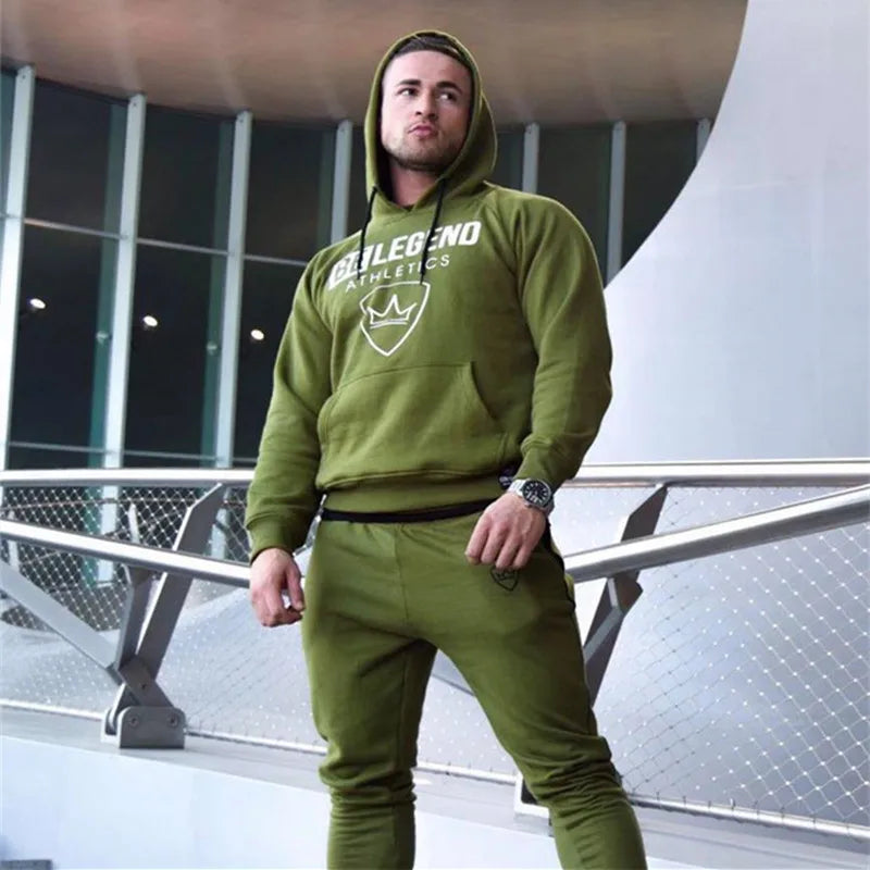 Pantalon de Jogging pour Homme -vert - sport vitals