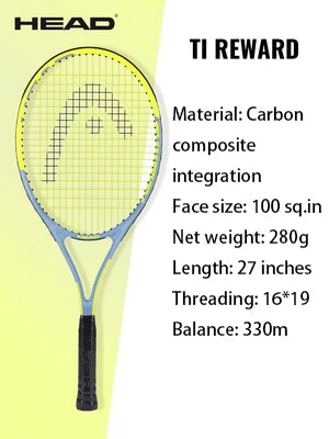 Raquette de Tennis HEAD™ Carbon Composite bleu et jaune