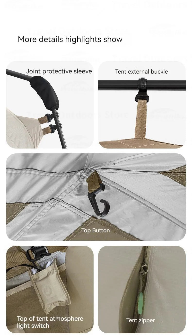 Tente Automatique 12 Personnes Naturehike™ 4 Saisons