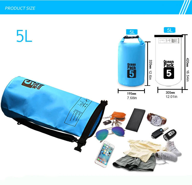 Sac Étanche en PVC 100 % Imperméable