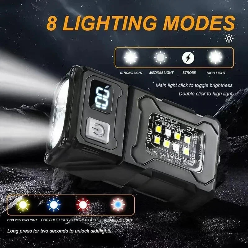Lampe Mini Multifonction Rechargeable