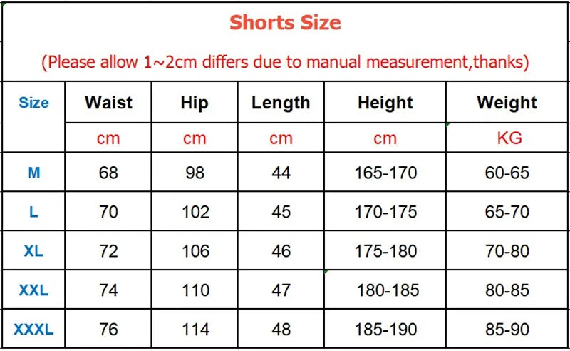 Short de Sport Homme
