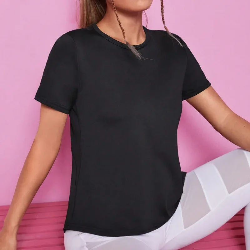 Haut de Yoga Femme à Manches Longues