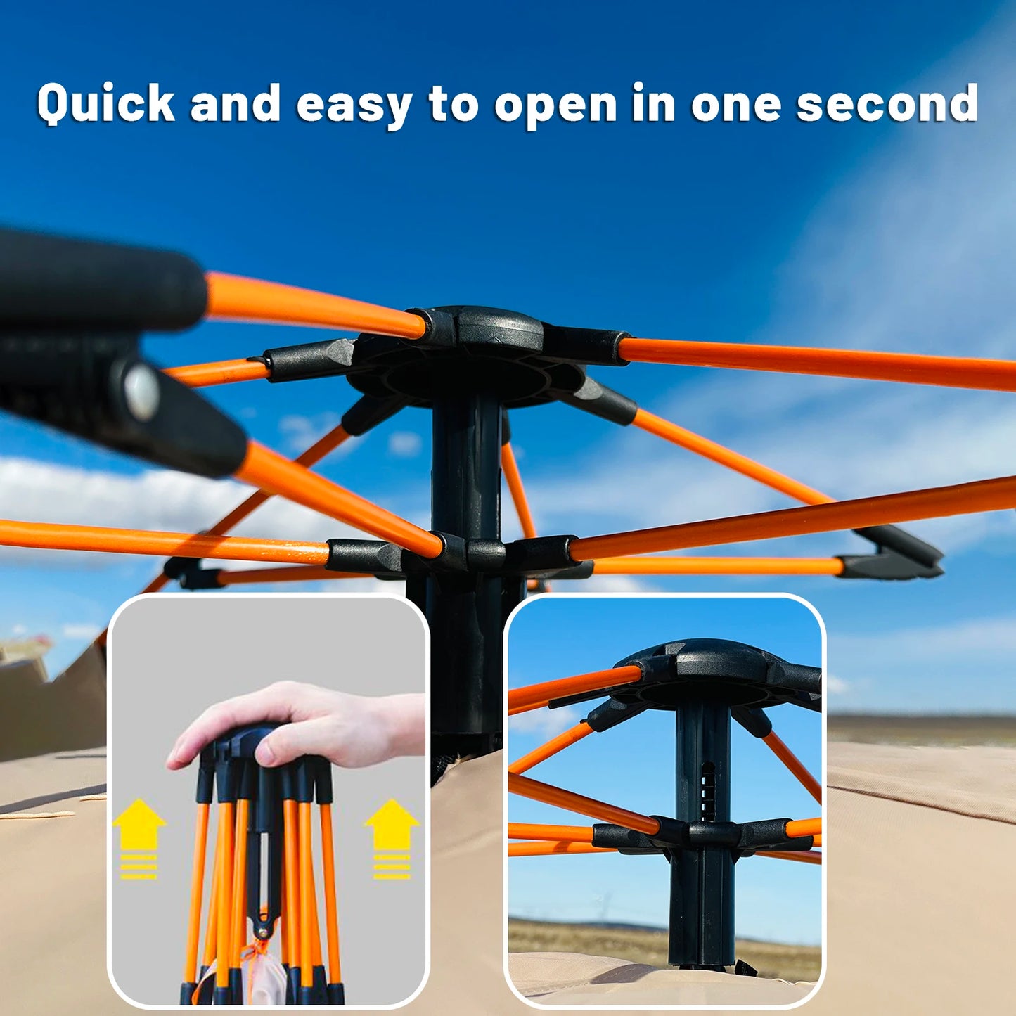Tente Automatique 3-4 Personnes Pakicetus™