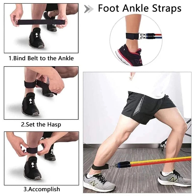 Kit Élastiques de Résistance 11 pièces