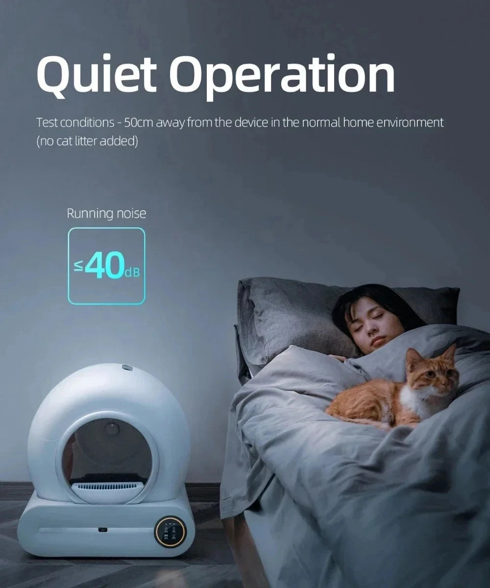 Litière Autonettoyante Intelligente – 65L