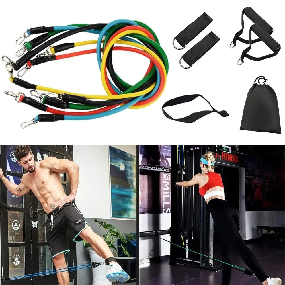 Kit Élastiques de Résistance 11 pièces
