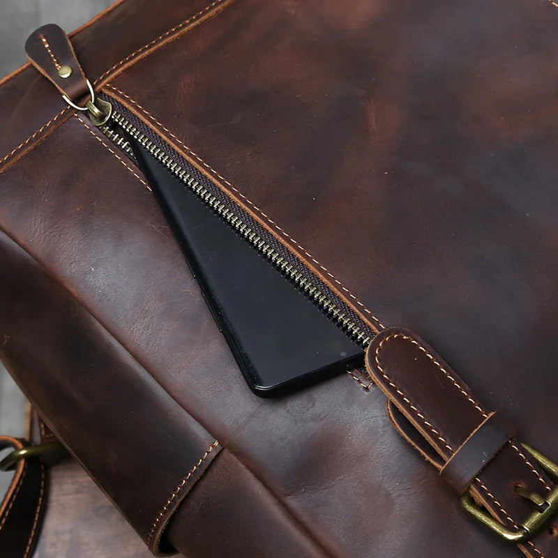 Sac à dos cuir véritable