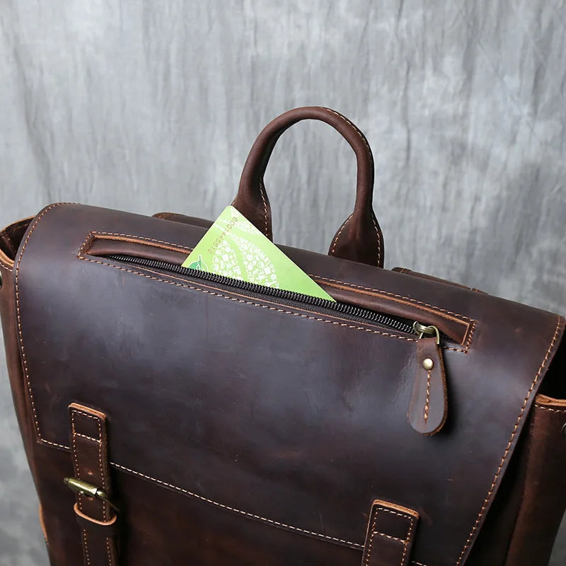 Sac à dos cuir véritable