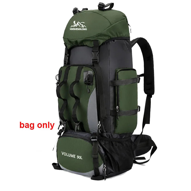 Sac à Dos de Randonnée - vert foncé 90 L