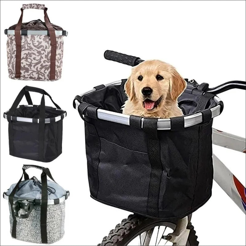Sac Vélo 2-en-1 – Transport Chien & Panier pliable - sport vitals