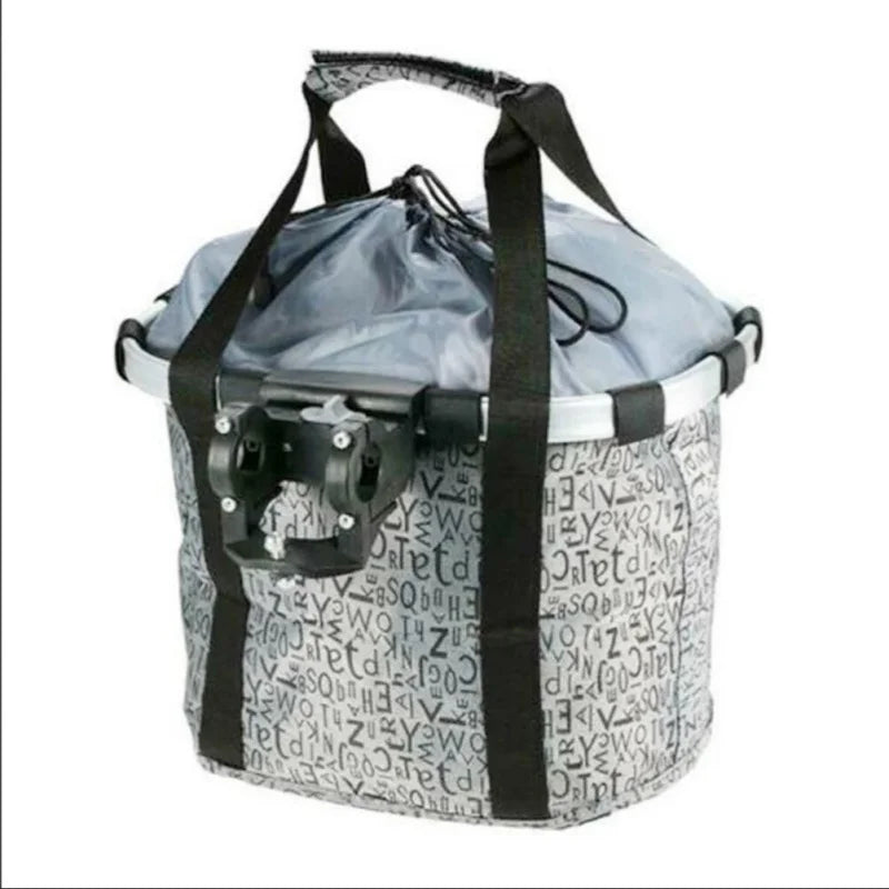 Sac Vélo 2-en-1 – Transport Chien & Panier pliable - gris - sport vitals