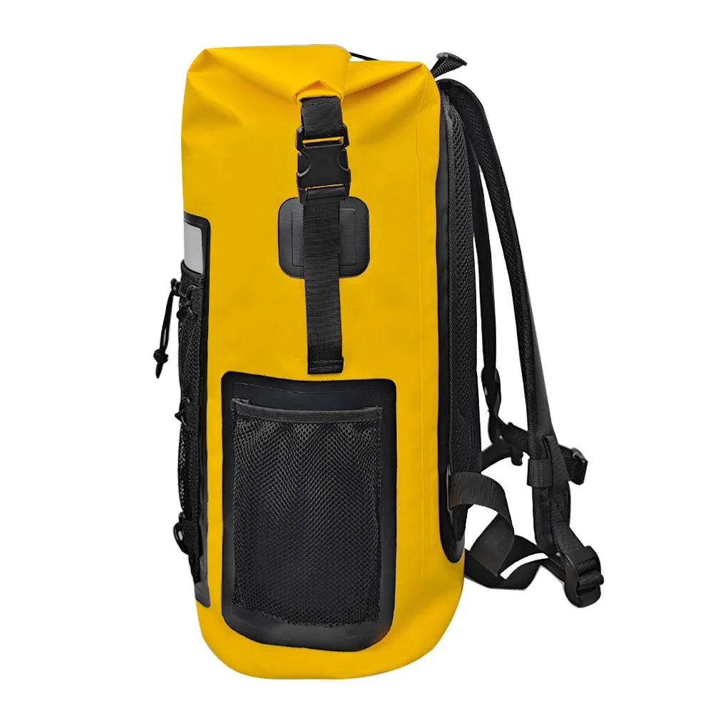 Sac étanche 35L Scione™ jaune coté - sport vitals