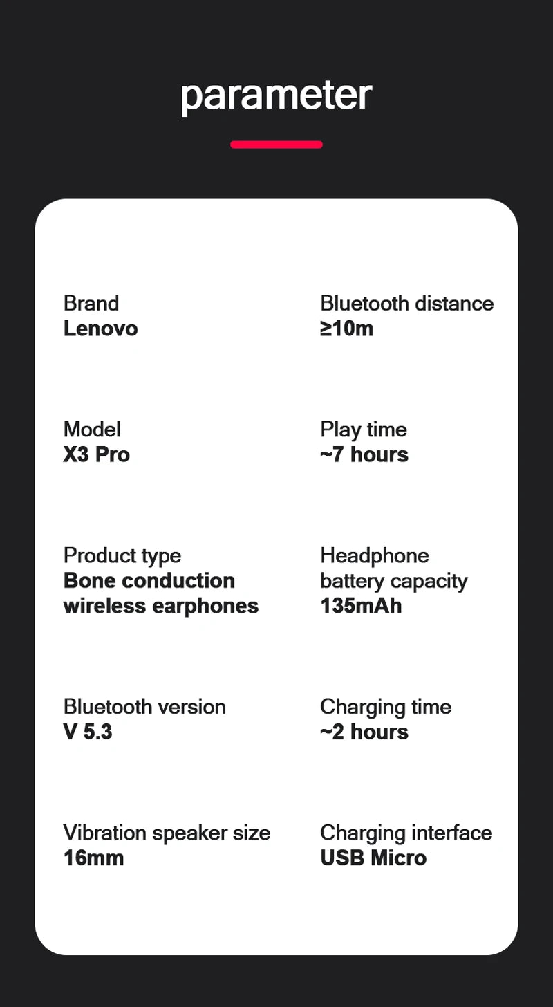 Écouteurs sans fil Lenovo™