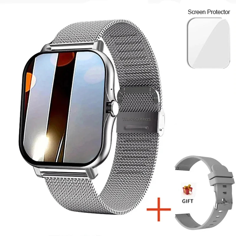 Montre Connectée 1.44" – Écran HD &amp; Bluetooth 5.0