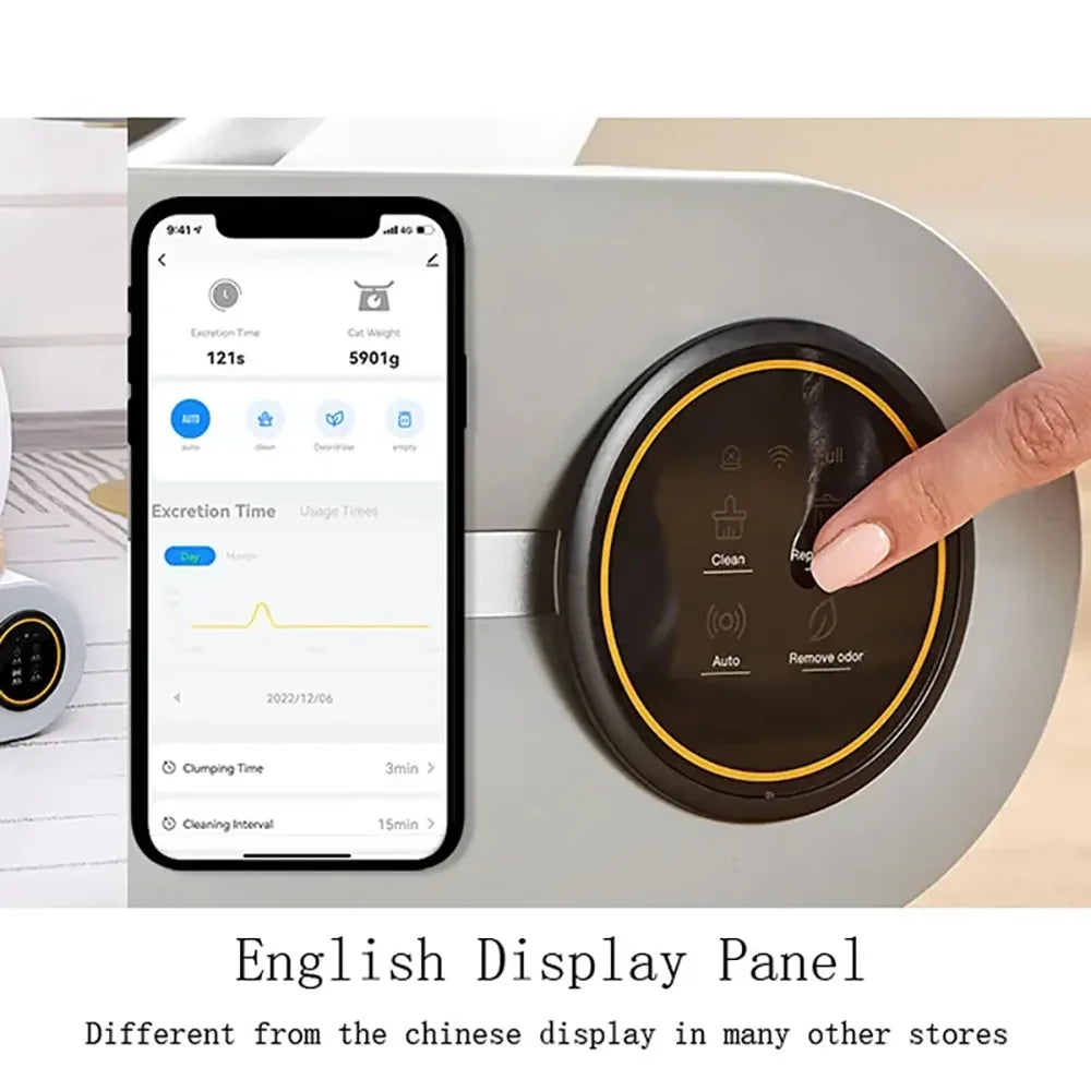 Litière Autonettoyante Intelligente – 65L