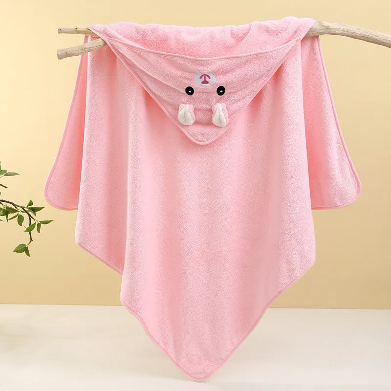 Serviette Bébé - rose  - image de lapin - sport vitals