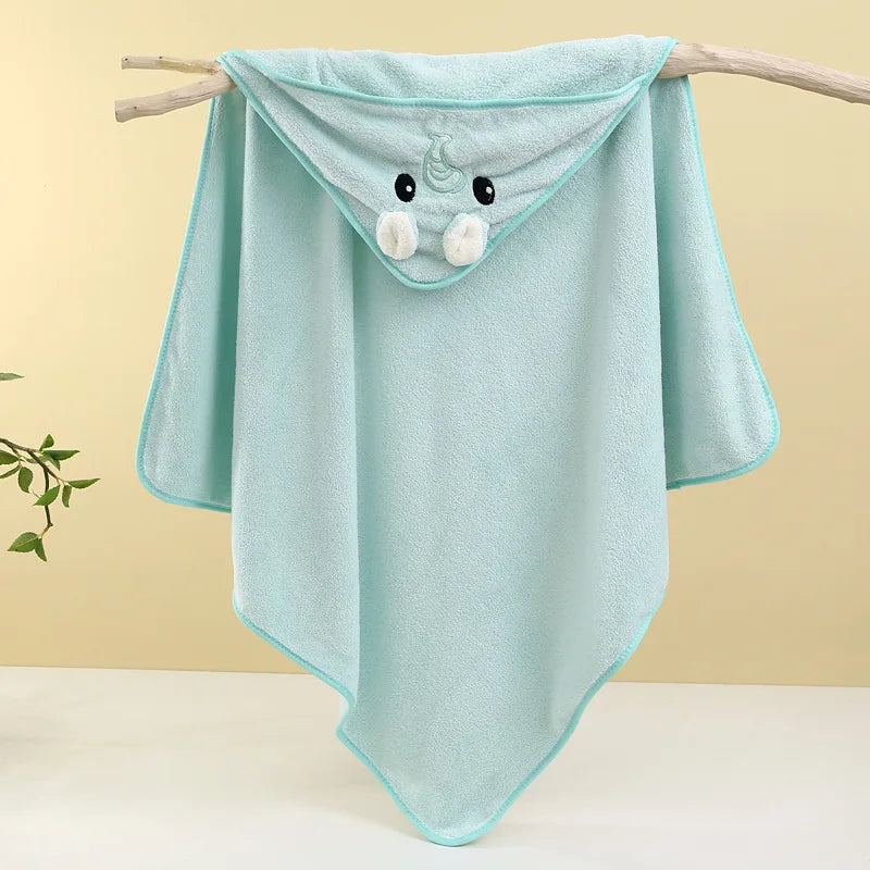 Serviette Bébé - vert - image de éléphant- sport vitals