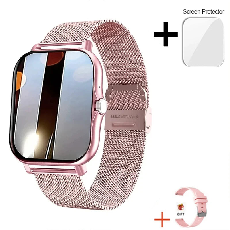 Montre Connectée 1.44" – Écran HD &amp; Bluetooth 5.0