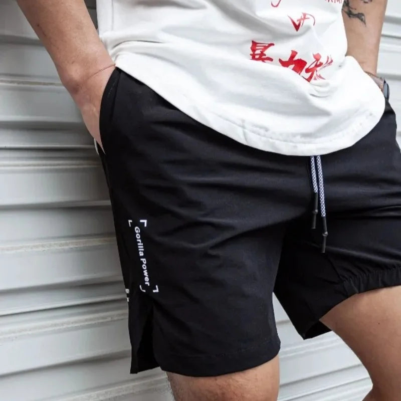 Short de Sport homme noir