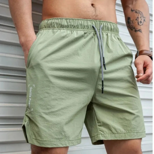 Short de Sport homme vert armé - sport vitals