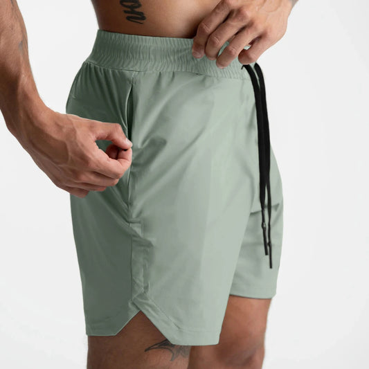 Short de sport homme vert - sport vitals
