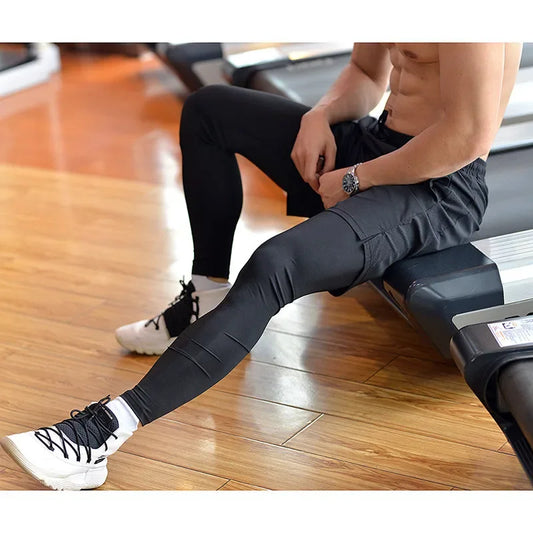Shorts de Sport 2 en 1 noir - sport vitals