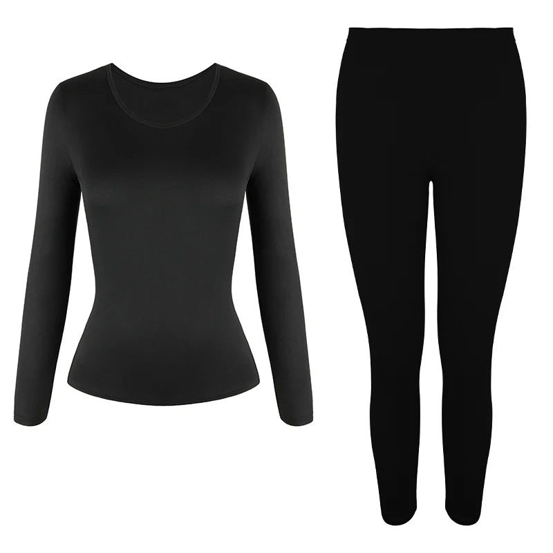 Sous-Vêtements Thermiques pour Femmes - noir