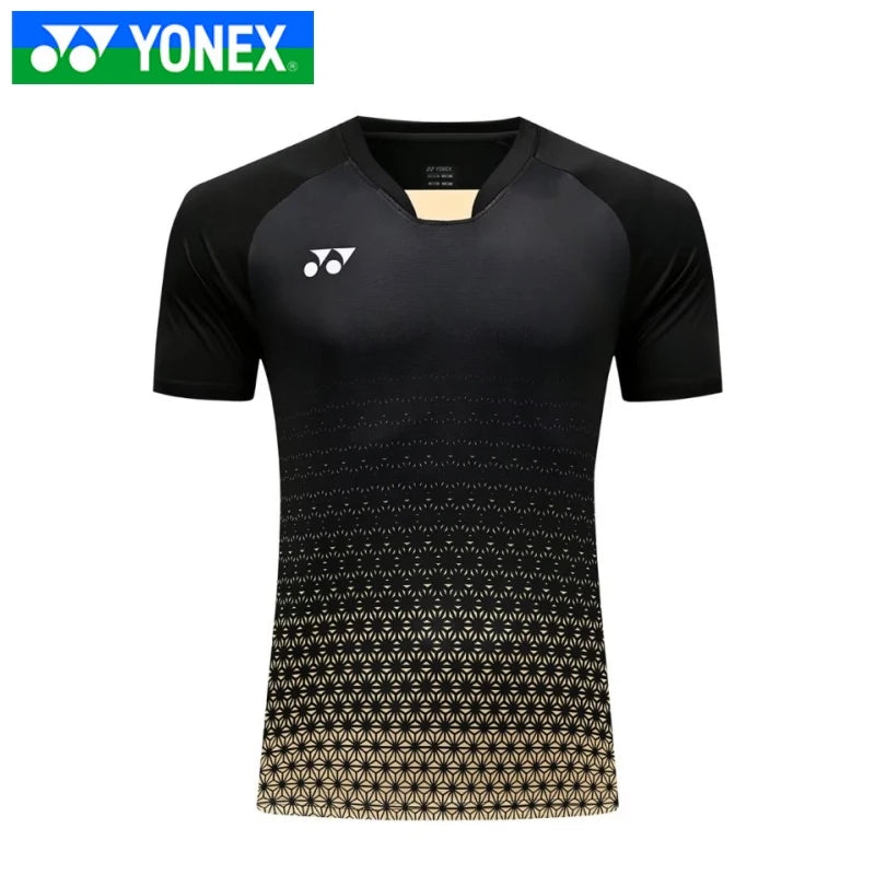 T-shirt  YONEX noir et or