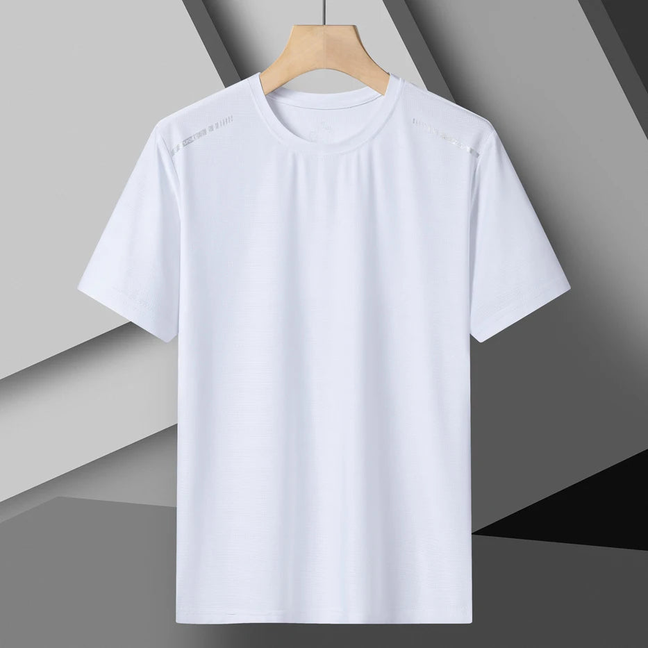 T-shirt de Sport Réfléchissant pour Femmes  - blanc- manche courte -sport vitals