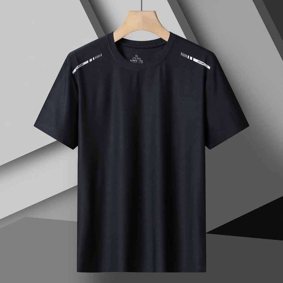 T-shirt de Sport Réfléchissant pour Femmes  - noir - sport vitals