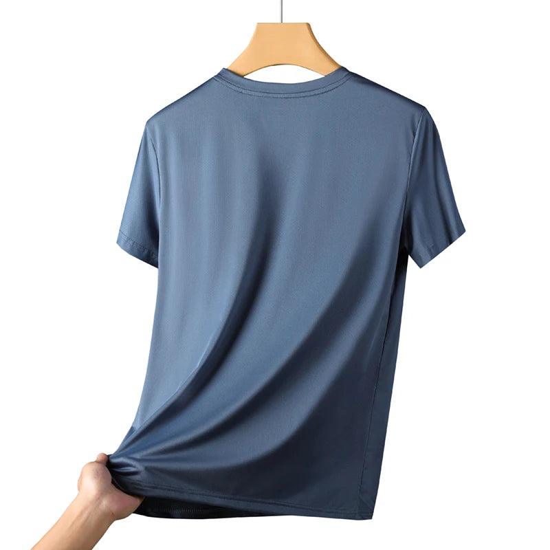  T-shirt de Sport pour Homme bleu -derrière- dos- sport vitals