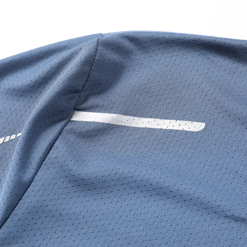  T-shirt de Sport pour Homme  bleu, tissus- sports vitals