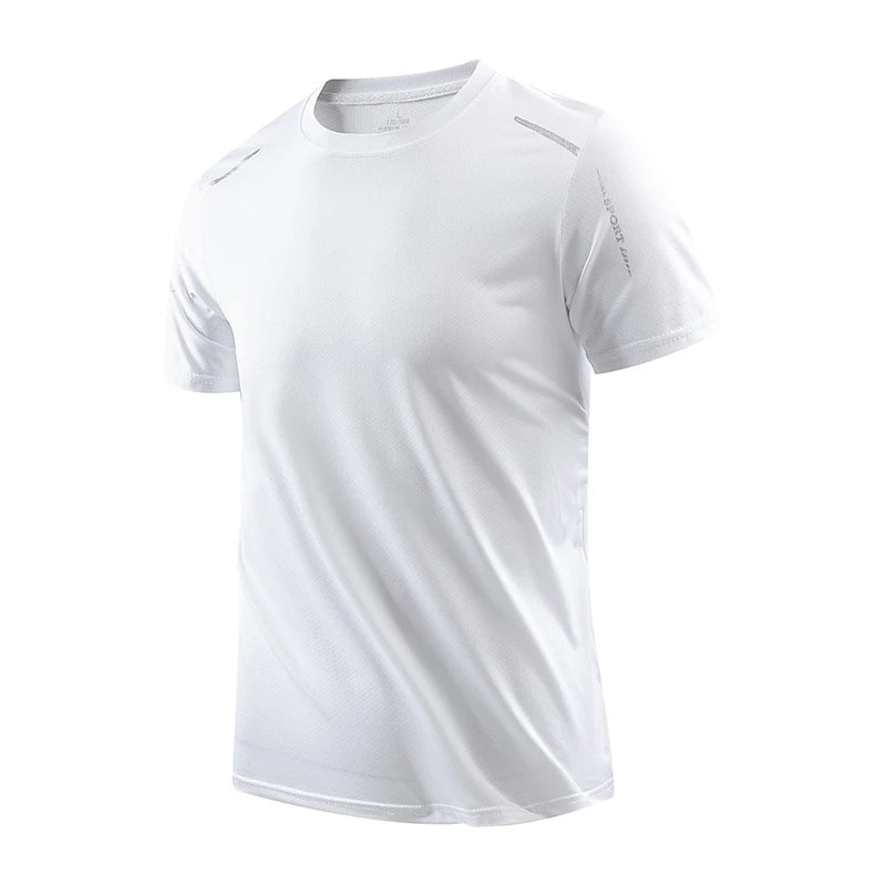  T-shirt de Sport pour Homme blanc- sport vitals