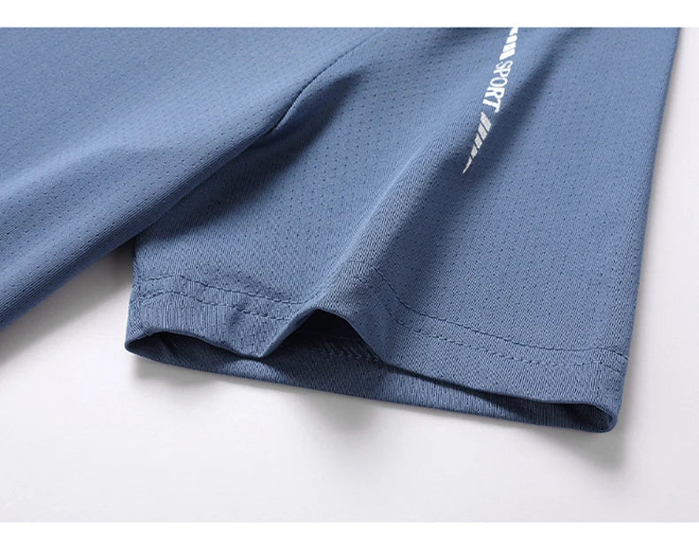  T-shirt de Sport pour Homme manche courte bleu- sport vitals
