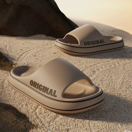 Tong Sandale de Plage kakhi - sport vitals