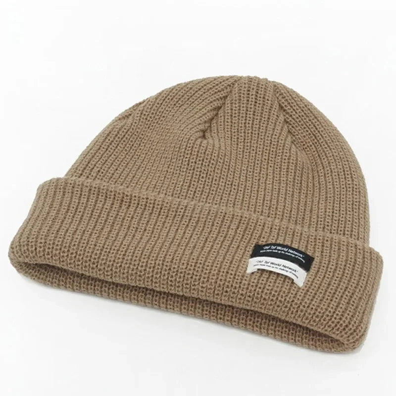 Tuque en tricot kaki